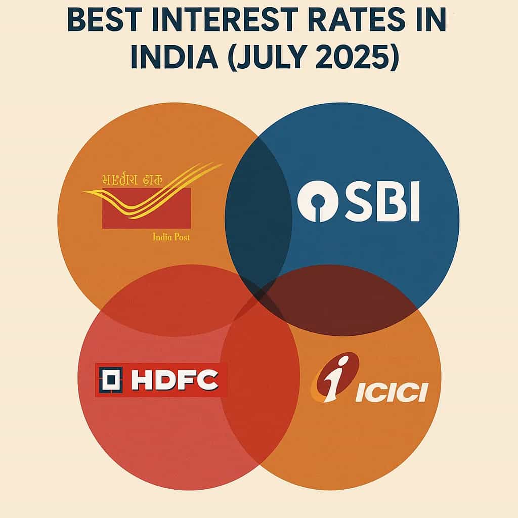 Post Office vs SBI vs HDFC vs ICICI: Best Interest Rates in India (July 2025)